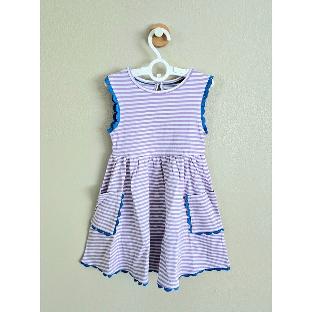 NWOT Mini Boden Purple Dress, 3/4